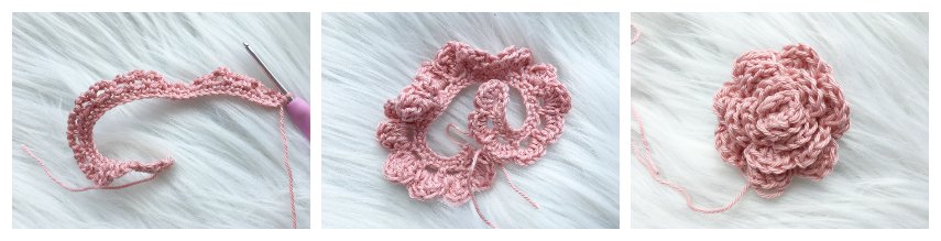 Blog-Inhaltsbild für 'Rose, kostenlose Häkelanleitung'